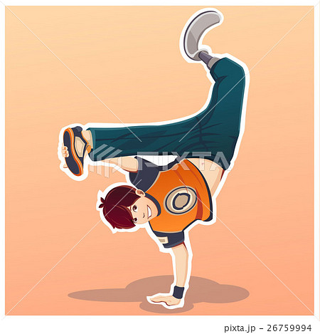 Dancing Kid. Children with disabled activity. 26759994