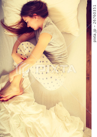 Tired girl sleeping. Tired girl sleeping. 26760351