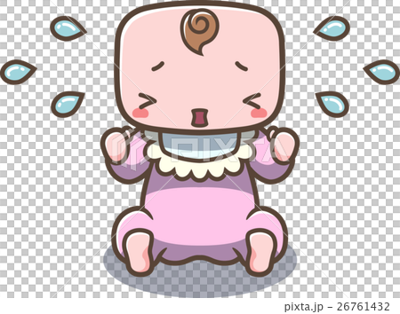 赤ちゃん泣き女の子 赤ちゃん泣き女の子 26761432