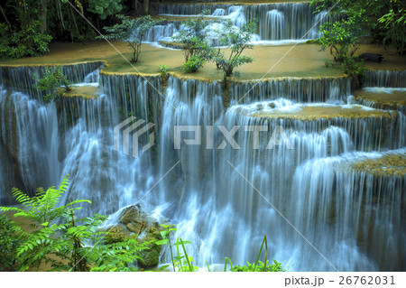 hauy mae kamin water falls kanchanaburi thailand 26762031
