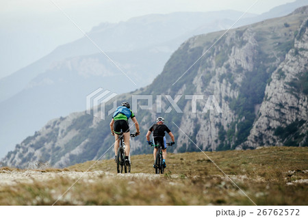 two athletes cyclists 26762572