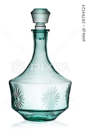 Old vintage turquoise carafe with stopper Old vintage turquoise carafe with stopper 26764524