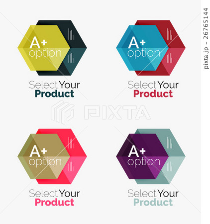Set of infographic templates with text and options 26765144