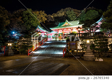 足利織姫神社 本殿 ライトアップ （栃木県足利市） 2016年12月現在 26765340