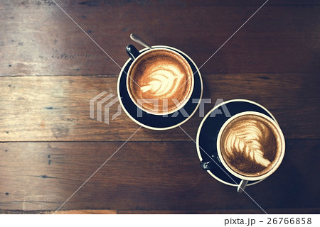 Coffee Beverage Cafe Relaxing Cappuccino Latte Concept 26766858