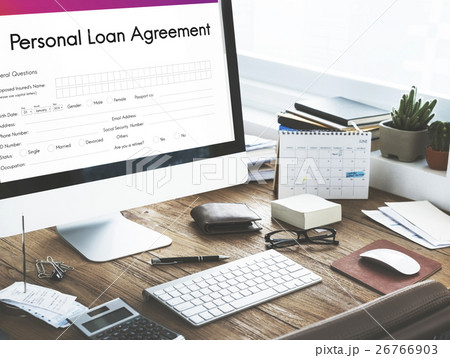 Personal Loan Agreement Form Concept Personal Loan Agreement Form Concept 26766903
