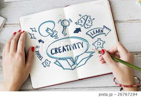 Ideas Outside Box Brainstorm Sketch Concept Ideas Outside Box Brainstorm Sketch Concept 26767294