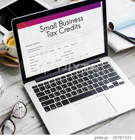 Samll Business Loan Form Tax Credits Niche Concept 26767333