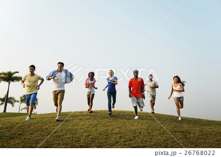 Friends Hanging Out Together Concept 26768022