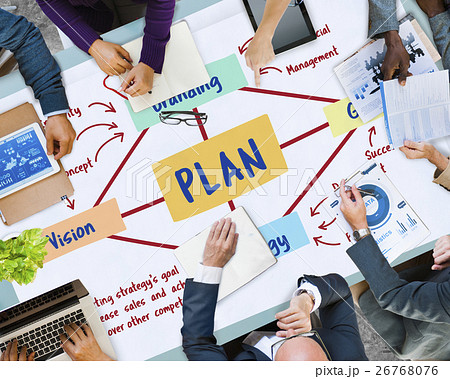Plan Marketing Branding Strategy Concept 26768076