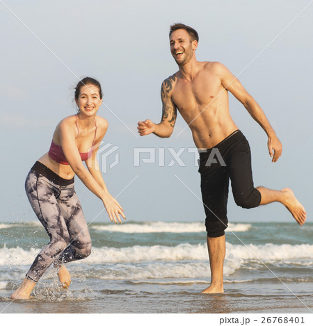 Beach Summer Holiday Vacation Traveling Relaxation Concept Beach Summer Holiday Vacation Traveling Relaxation Concept 26768401