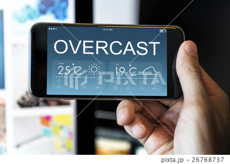 Overcast Weather Forecast Climate Temperature Concept Overcast Weather Forecast Climate Temperature Concept 26768737