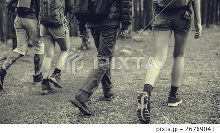 People Friendship Hangout Traveling Destination Camping Concept 26769041