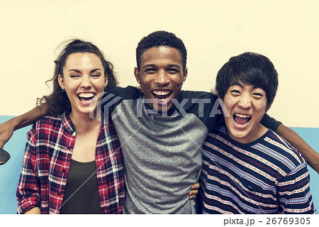 Table Tennis Ping-Pong Friends Sport Concept Table Tennis Ping-Pong Friends Sport Concept 26769305