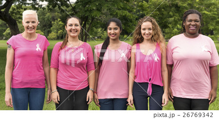 Women Breast Cancer Support Charity Concept 26769342