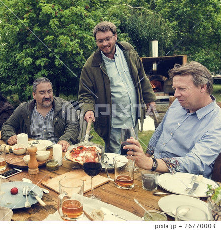 Group Of People Dining Concept Group Of People Dining Concept 26770003