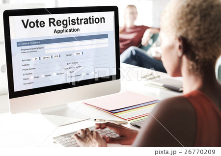 Vote Election Document Filling Concept Vote Election Document Filling Concept 26770209