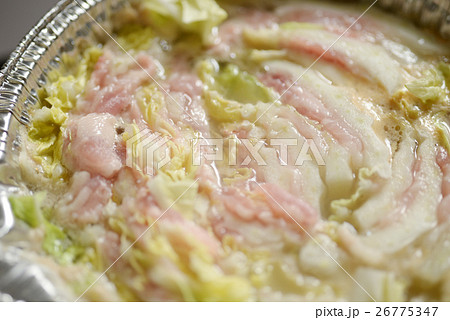 豚バラと白菜の重ね鍋　ミルフィーユ鍋　鍋　鍋料理　冬　白菜と豚肉の重ね鍋 26775347