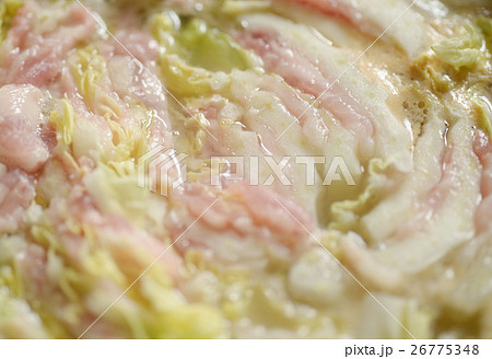 豚バラと白菜の重ね鍋 ミルフィーユ鍋 鍋 鍋料理 冬 白菜と豚肉の重ね鍋 豚バラと白菜の重ね鍋 ミルフィーユ鍋 鍋 鍋料理 冬 白菜と豚肉の重ね鍋 26775348