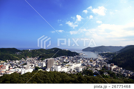 長崎県対馬市厳原町の町並み 長崎県対馬市厳原町の町並み 26775468