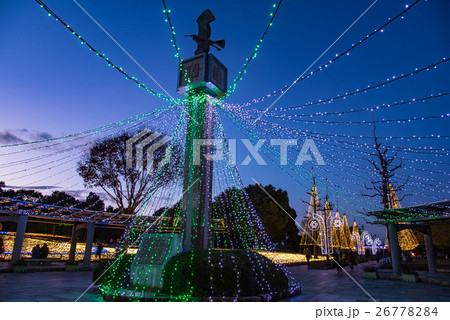 木曽三川公園　夕暮れとイルミネーション　冬の光物語 26778284
