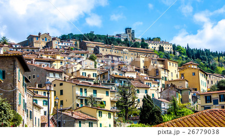 view of Cortona in tuscany, Italy 26779038