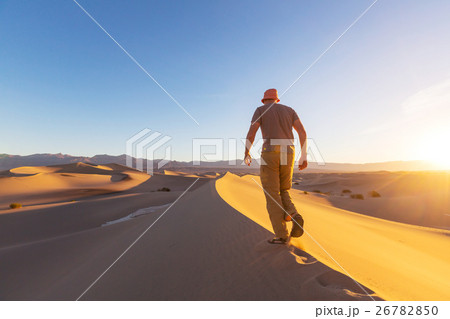 Hike in desert Hike in desert 26782850