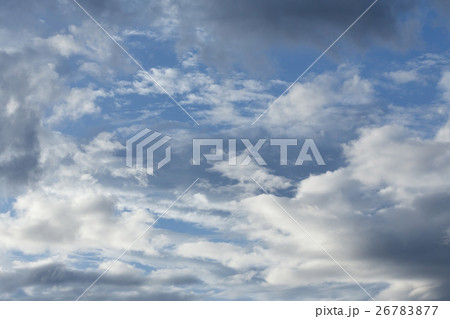 white cloudy and blue sky for weather background white cloudy and blue sky for weather background 26783877