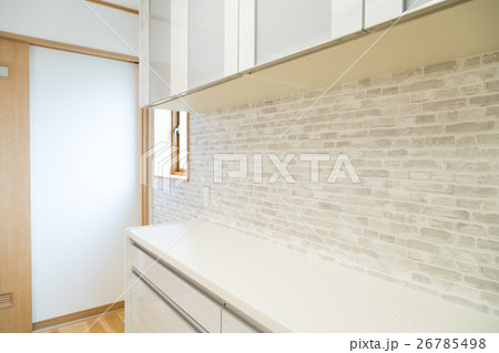 ダイニングキッチン 台所 カウンターキッチン 人工大理石 ダイニングキッチン 台所 カウンターキッチン 人工大理石 26785498