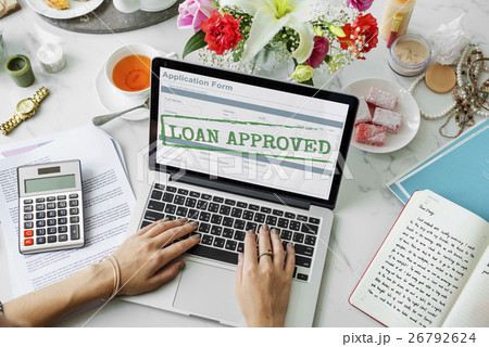 Loan Approved Application Form Concept 26792624