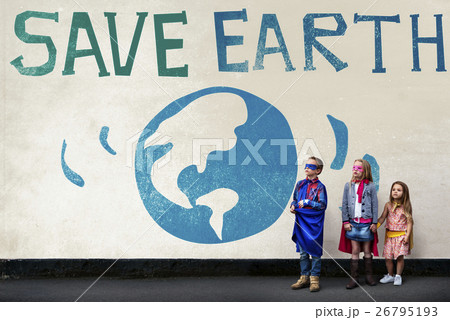 Earth Day Globe Icon Concept 26795193