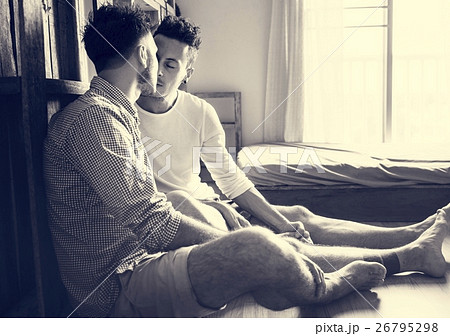Gay Couple Love Home Concept Gay Couple Love Home Concept 26795298