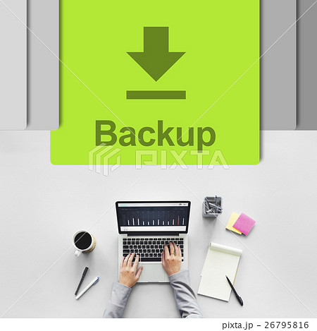 Data Backup Information Technology Concept Data Backup Information Technology Concept 26795816