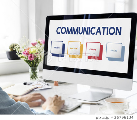 Social Media Box Buttons Concept 26796134