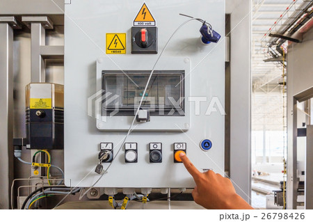 industrial switching buttons on control panel industrial switching buttons on control panel 26798426