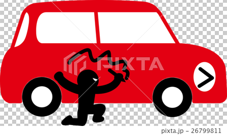 車　落書き 26799811