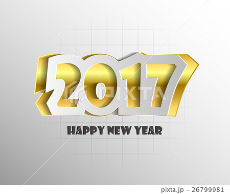 Happy new 2017 year. Greetings card. Happy new 2017 year. Greetings card. 26799981