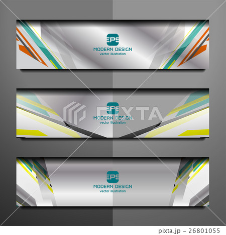 web banner modern design 26801055