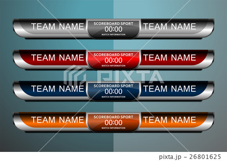 scoreboard game football 26801625