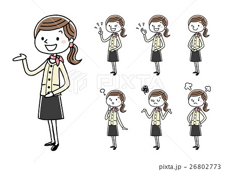 ビジネスウーマン:セット、バリエーション ビジネスウーマン:セット、バリエーション 26802773
