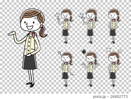 ビジネスウーマン:セット、バリエーション ビジネスウーマン:セット、バリエーション 26802773