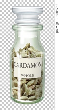 Spice bottle _ cardamom 26804735