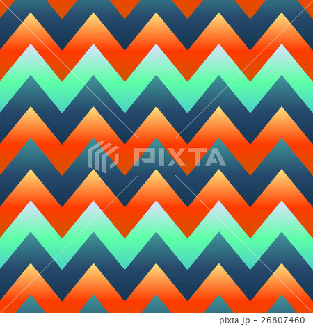 seamless retro Zig zag pattern vector 26807460