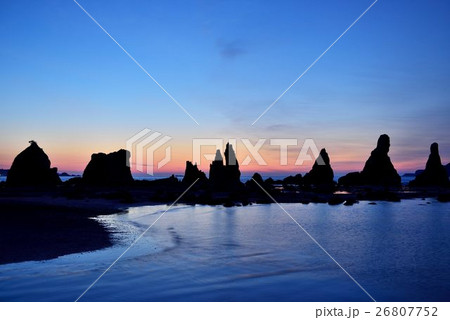 橋杭岩の夜明け 橋杭岩の夜明け 26807752