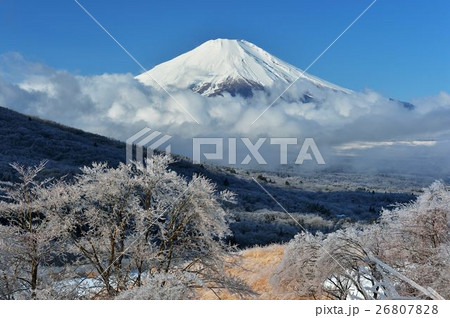雨氷と富士 26807828