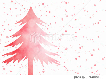 Red Christmas tree with sparkle light bokeh Red Christmas tree with sparkle light bokeh 26808150