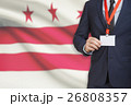 Businessman with USA state flag - Columbia 26808357