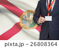 Businessman with USA state flag - Florida 26808364