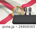 Pulpit with USA state flag on background - Florida 26808365