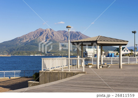 桜島　鹿児島県ウォーターフロントパーク 26811559